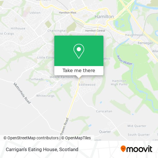Carrigan's Eating House map