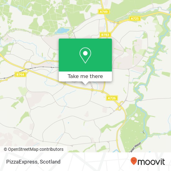 PizzaExpress map