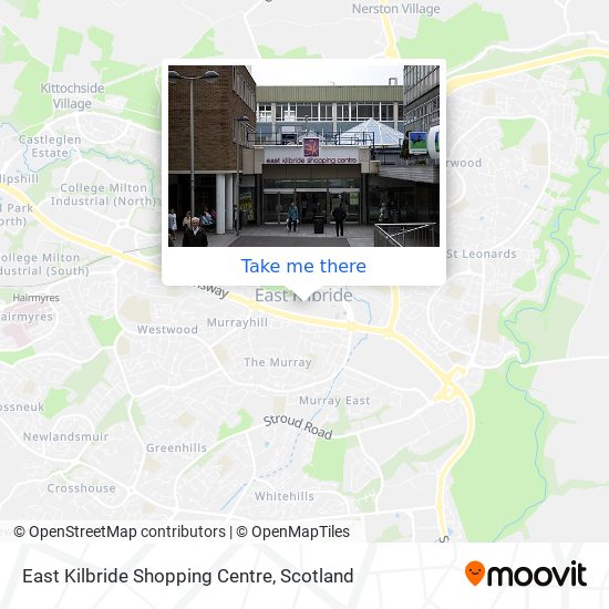 East Kilbride Shopping Centre map