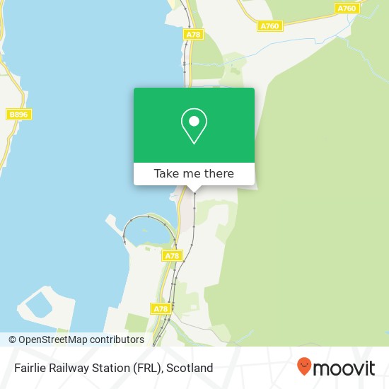 Fairlie Railway Station (FRL) map