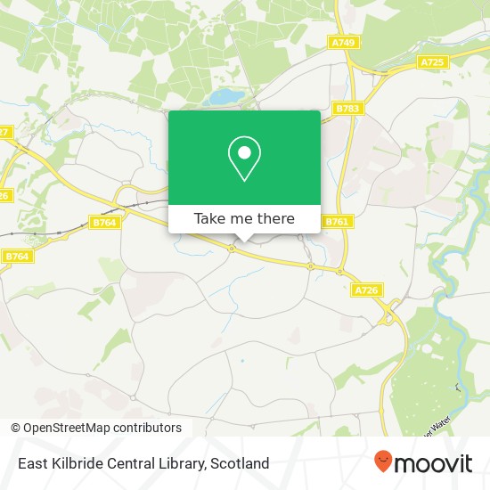 East Kilbride Central Library map