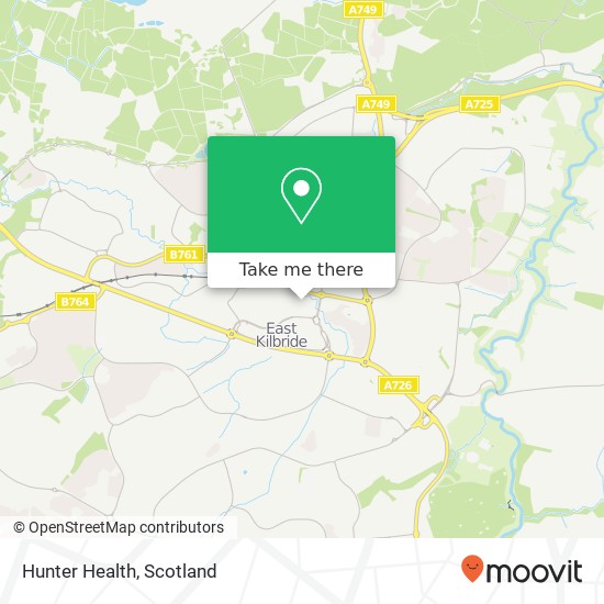 Hunter Health map