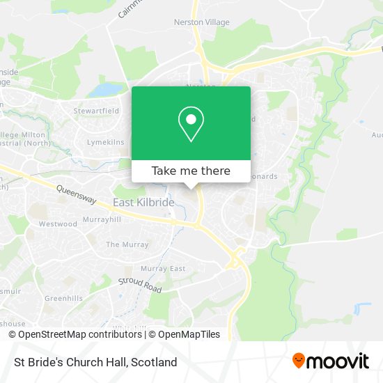 St Bride's Church Hall map