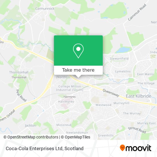 Coca‑Cola Enterprises Ltd map