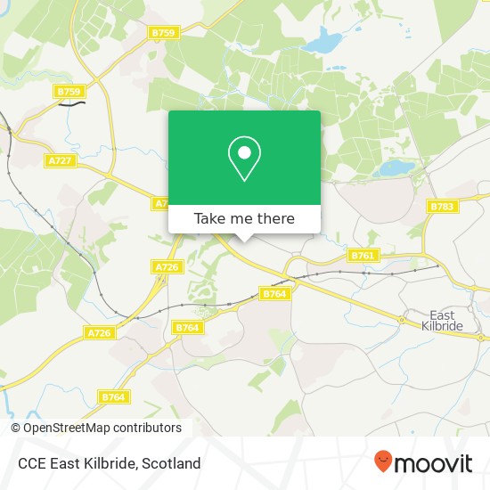 CCE East Kilbride map