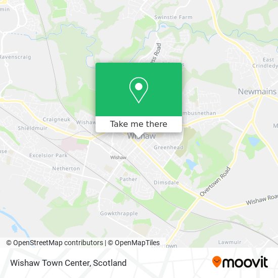 Wishaw Town Center map