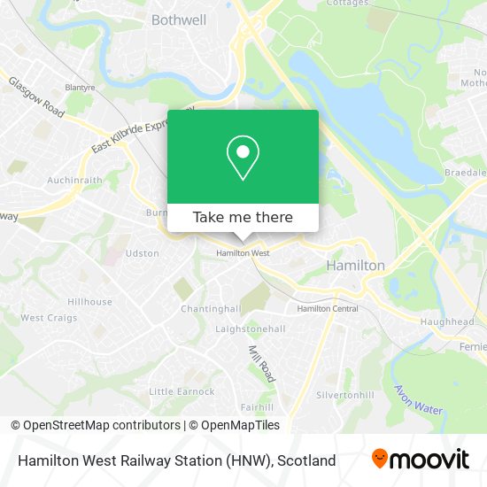 Hamilton West Railway Station (HNW) map