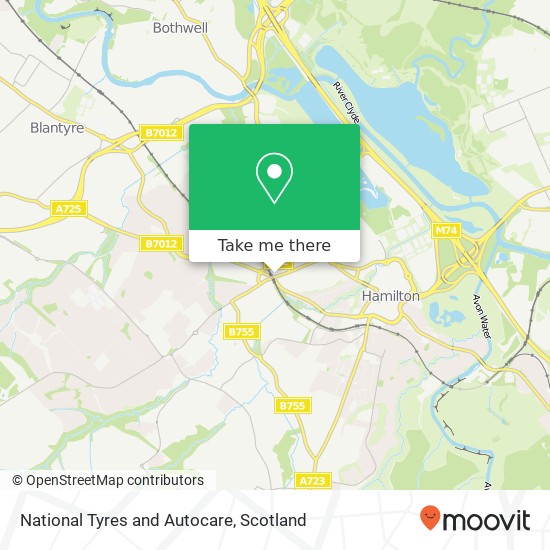 National Tyres and Autocare map