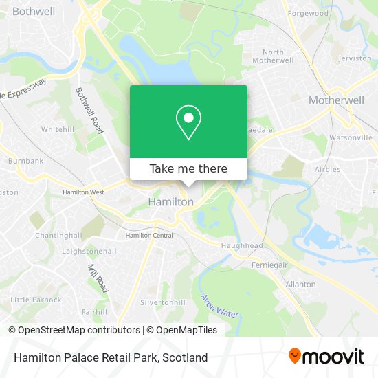 Hamilton Palace Retail Park map