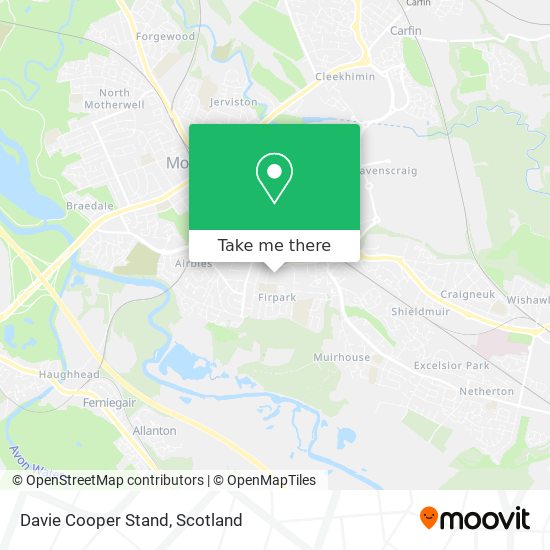 Davie Cooper Stand map
