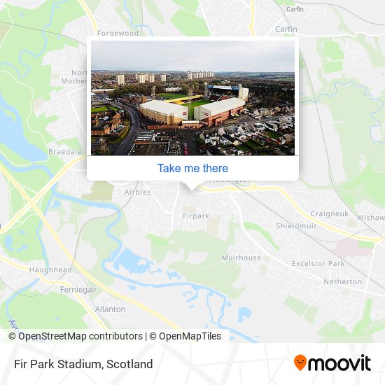 Fir Park Stadium map