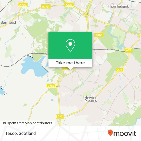 Tesco map