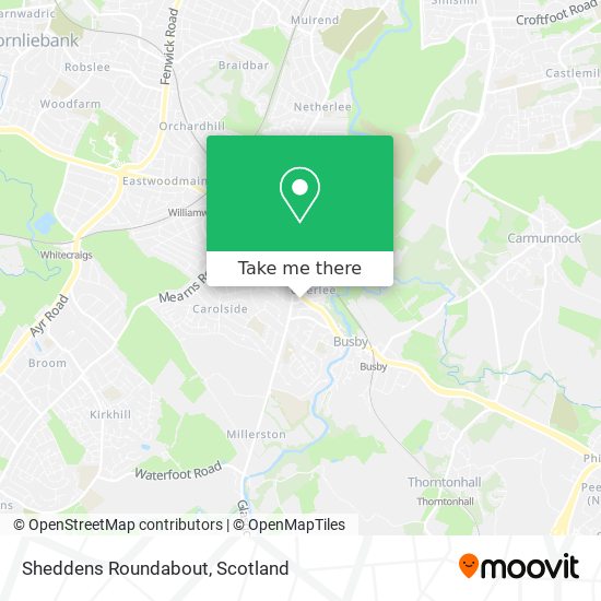 Sheddens Roundabout map