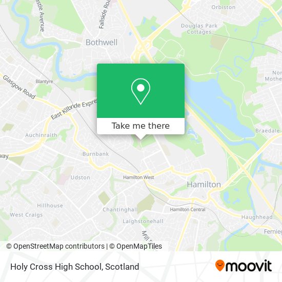 Holy Cross High School map