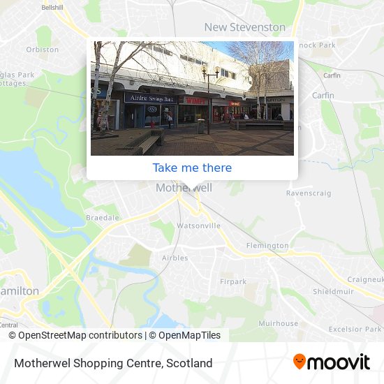 Motherwel Shopping Centre map