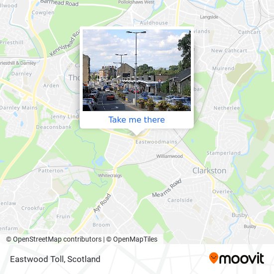Eastwood Toll map