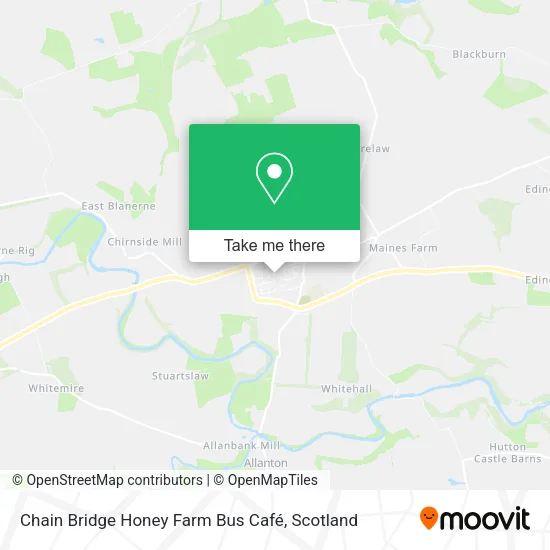 Chain Bridge Honey Farm Bus Café map