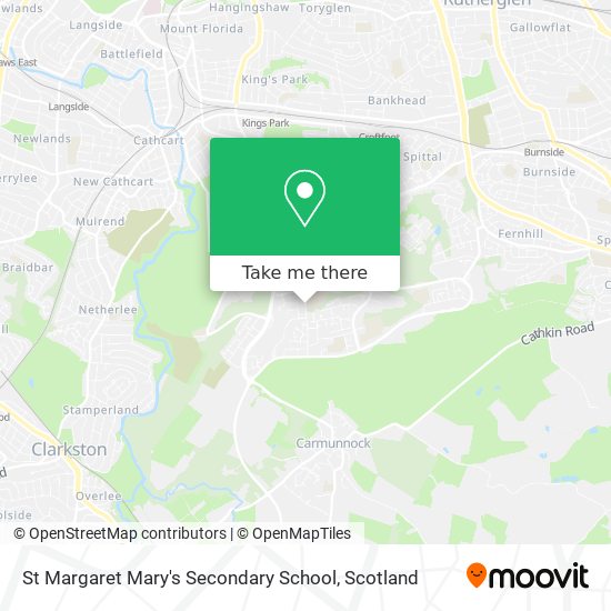 St Margaret Mary's Secondary School map