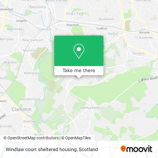 Windlaw court sheltered housing map