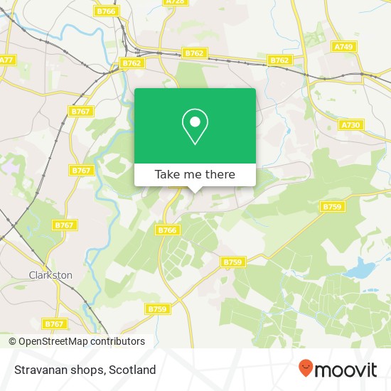 Stravanan shops map