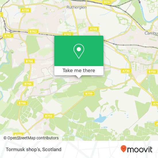 Tormusk shop's map