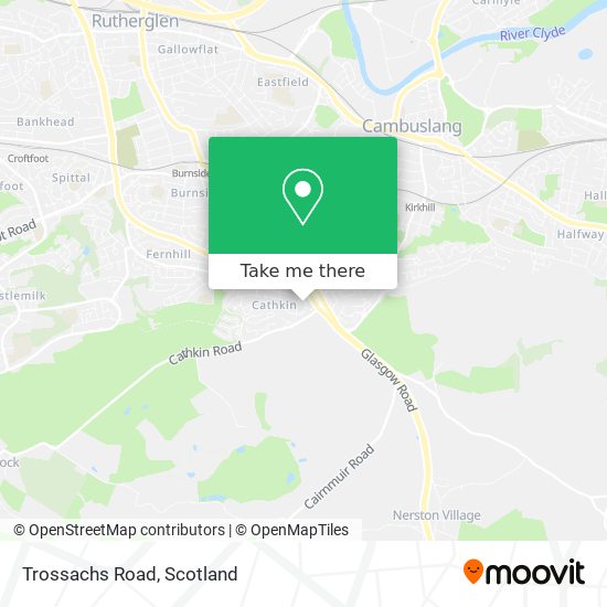 Trossachs Road map