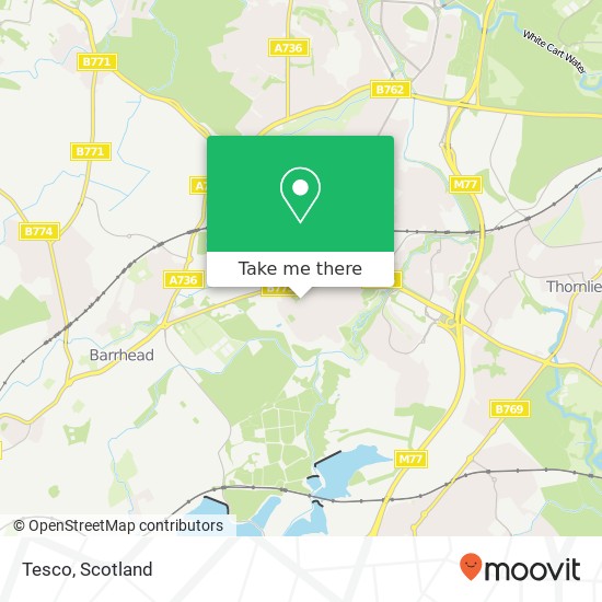 Tesco map