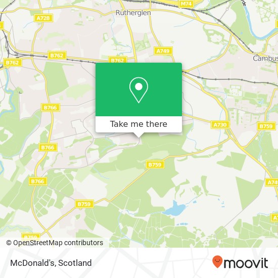 McDonald's map