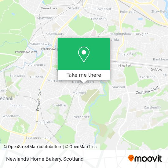Newlands Home Bakery map