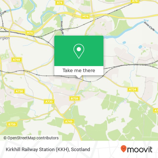 Kirkhill Railway Station (KKH) map