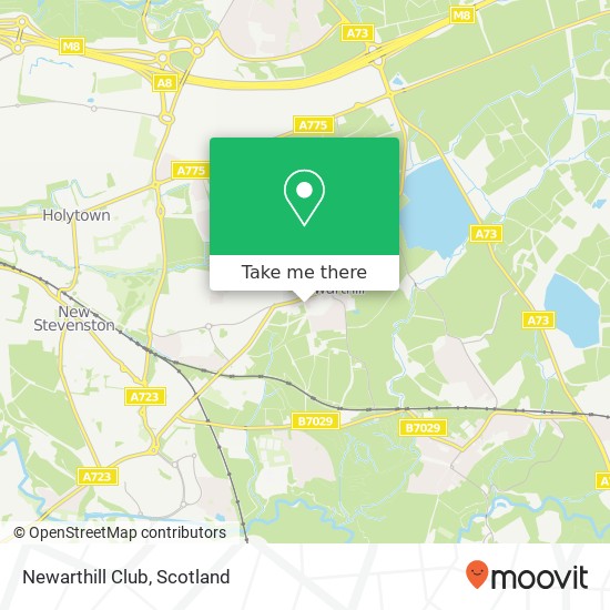 Newarthill Club map