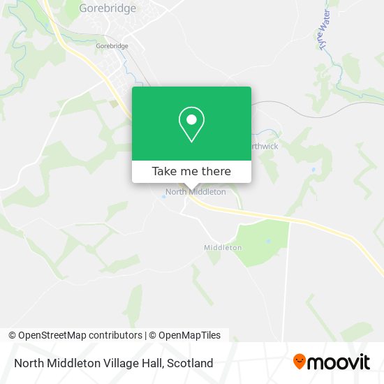 North Middleton Village Hall map