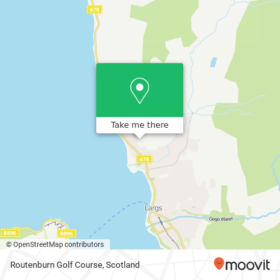 Routenburn Golf Course map