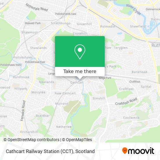 Cathcart Railway Station (CCT) map