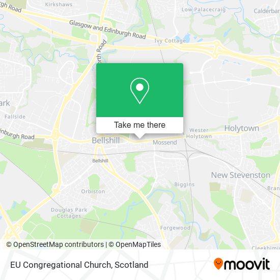 EU Congregational Church map