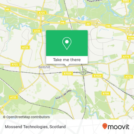 Mossend Technologies map