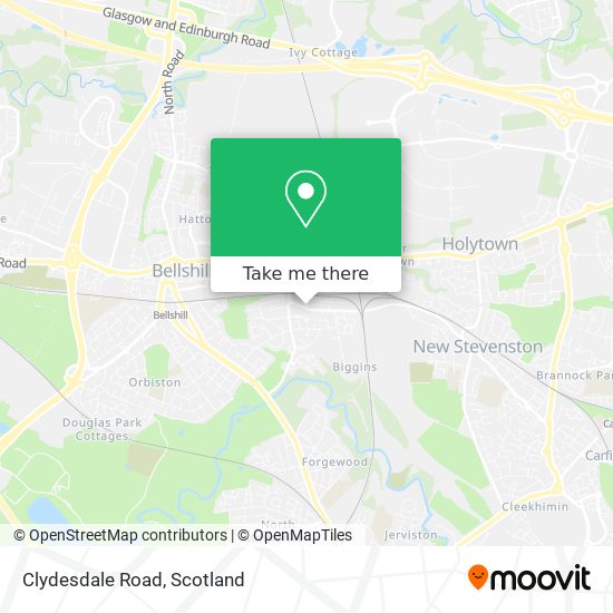 Clydesdale Road map