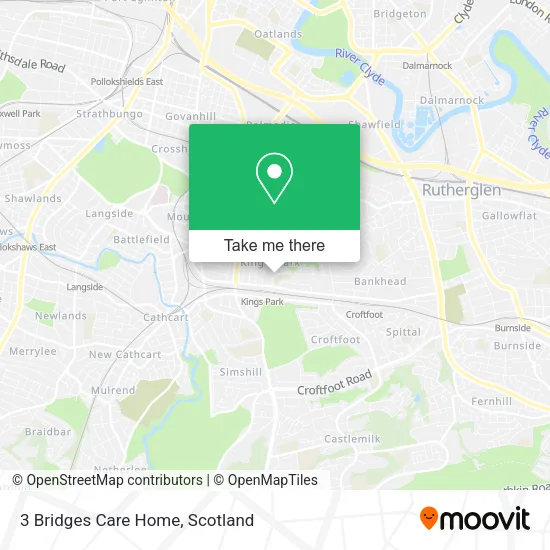 3 Bridges Care Home map