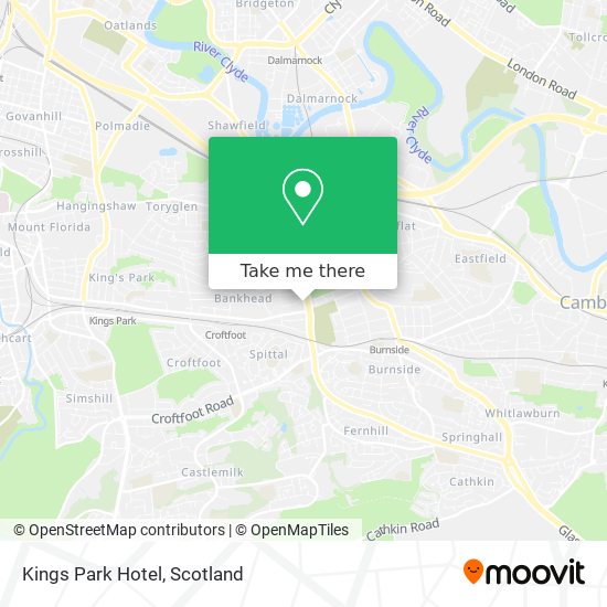 Kings Park Hotel map