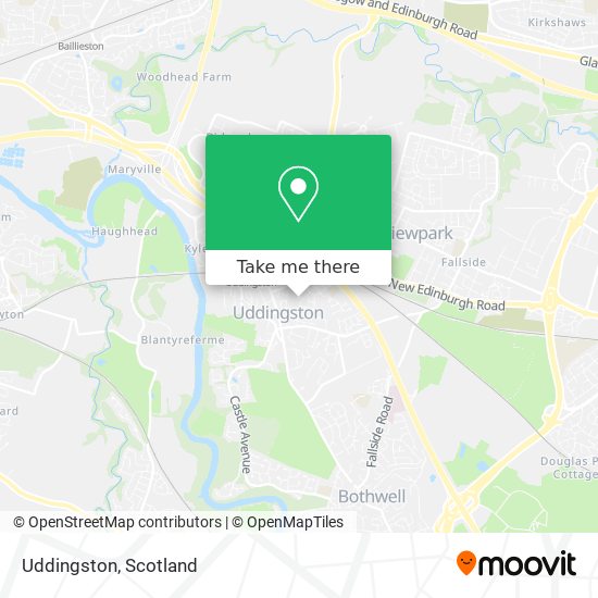 Uddingston map