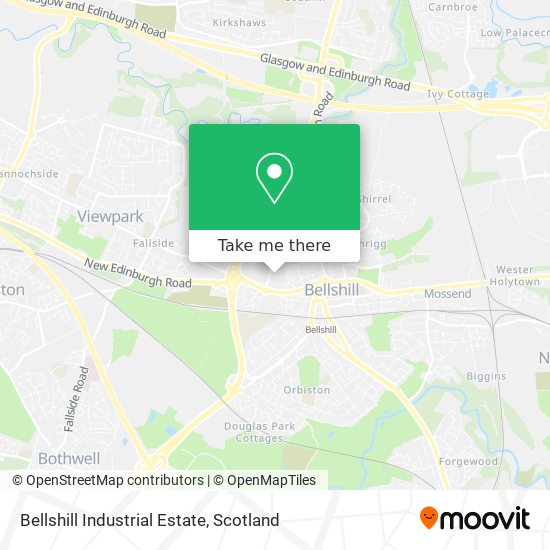 Bellshill Industrial Estate map