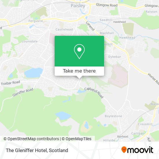 The Gleniffer Hotel map
