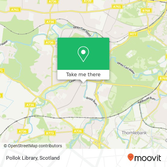 Pollok Library map