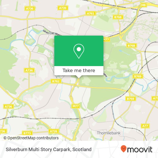 Silverburn Multi Story Carpark map