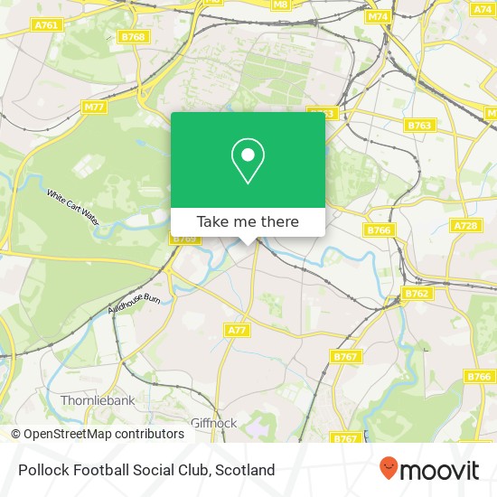 Pollock Football Social Club map