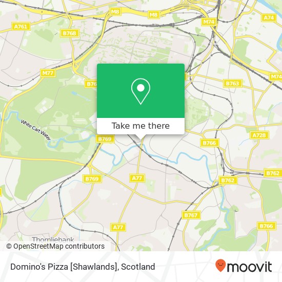 Domino's Pizza  [Shawlands] map