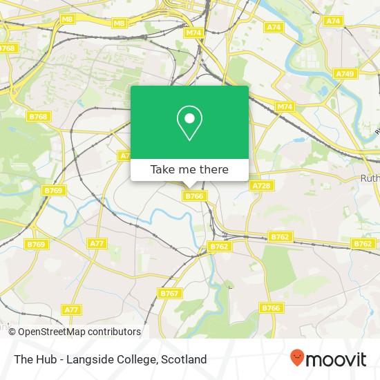 The Hub - Langside College map