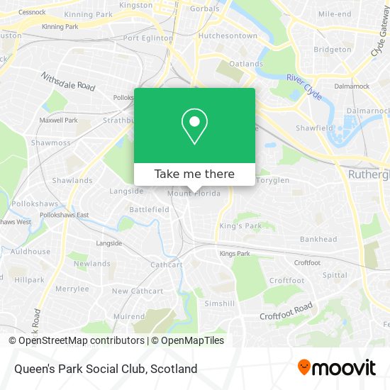 Queen's Park Social Club map