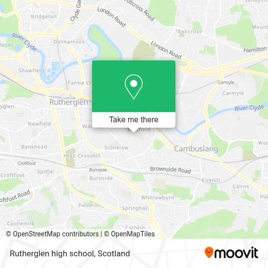 Rutherglen high school map