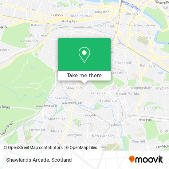 Shawlands Arcade map